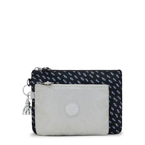 Kipling Duo Pouch Printed 2-in-One Pouches Tassen Grijs | België 1096ZU